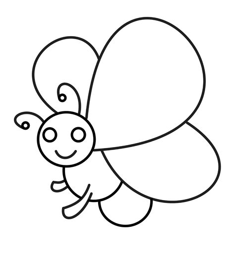 Butterfly Cartoon Drawing at PaintingValley.com | Explore collection of ...