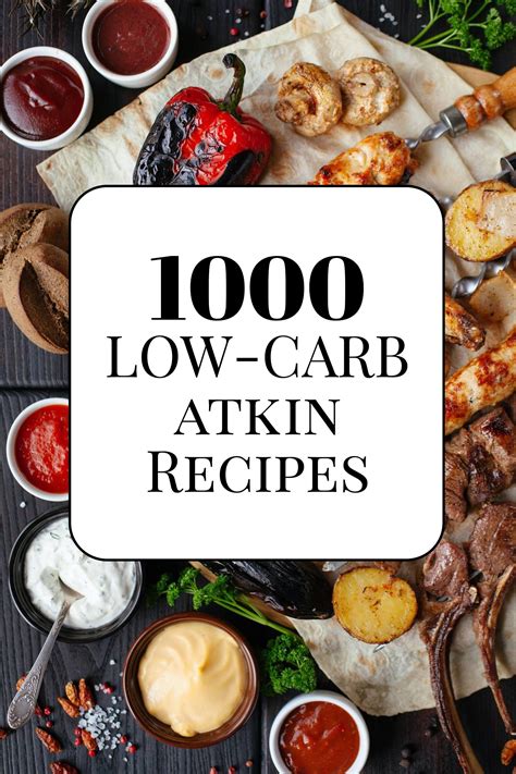 1000 Low-carb ATKIN Recipes - Etsy