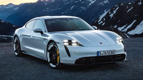 Highest-performance version of Porsche Taycan electric car goes lowest ...