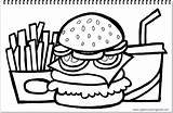 Burger King Coloring Pages sketch template