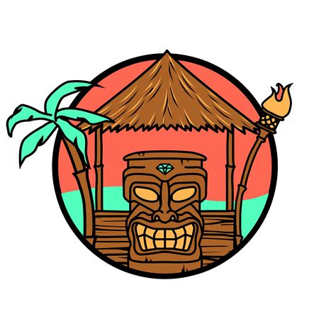 Tiki Hut Clipart | Free download on ClipArtMag