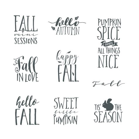 Fall Word Art Overlays Vol 2 – Squijoo.com