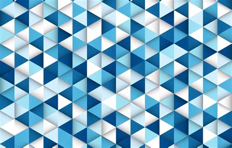 Wallpaper blue, gradient, geometry, Abstract, triangle, design, template images for desktop ...