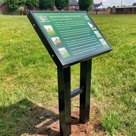 DMC Lecterns For Rixton With Glazebrook Village Green - Notice Boards ...