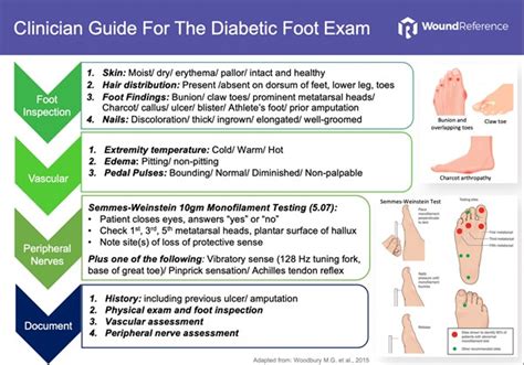 Diabetic Foot Exam Checklist