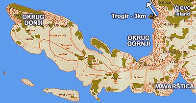 Okrug Gornji and Okrug Donji - Location Guide of Trogir area / TROGIR OnLine