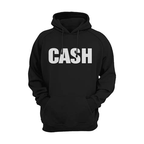 Johnny Cash Hoodie | Classic Logo Johnny Cash Hoodie