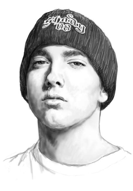 Gallery For > Simple Eminem Drawing