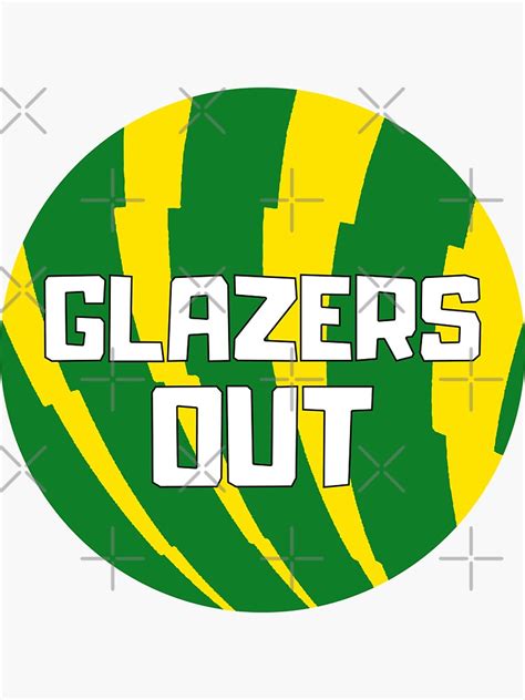 "Glazers out (United against Glazers)" Sticker for Sale by Africanism ...