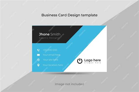 Premium Vector | A business card design template for a phone here template