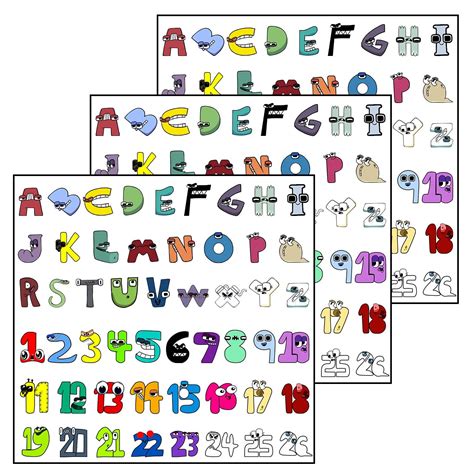 Alphabet lore but are stickers for kids number lore but are water ...