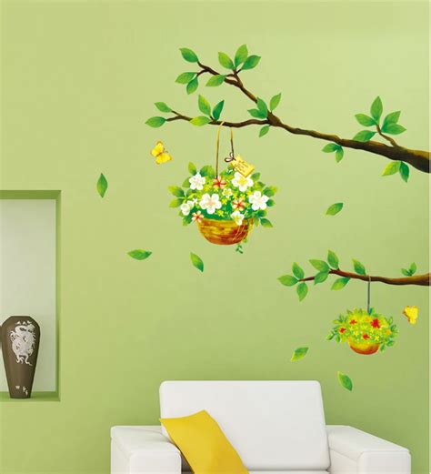 Buy PVC Vinyl Nature Theme Wall Sticker by Cortina Online - Floral Wall Stickers - Wall Art ...