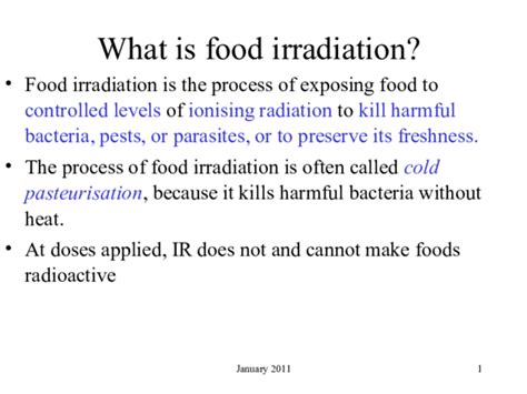 (PPT) Food irradiation Lecture students | shameema Hosany - Academia.edu