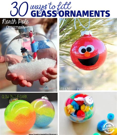 30 Creative Ways to Fill Clear Ornaments | Kids Activities Blog