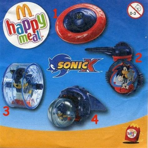 McDonald’s Happy Meal Toys 2007 – Sonic X – Kids Time