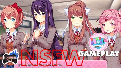 Doki Doki Literature Club! Gameplay (NSFW Not For Kids!) Horrible Ending - YouTube