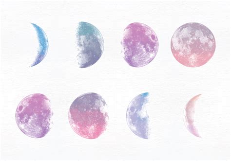 Vector Moon Phases - Download Free Vector Art, Stock Graphics & Images