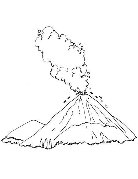 Anestésico Desgracia Verdulero dibujos volcanes para colorear desinfectar alojamiento piel