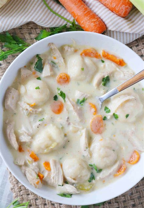 creamy chicken and dumplings recipe - setkab.com