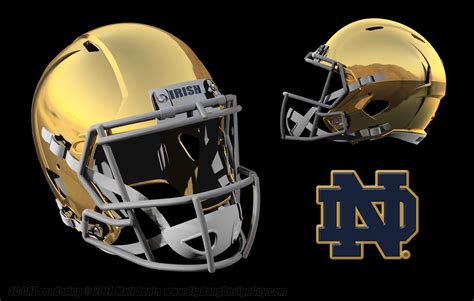 Notre Dame Football Helmet 03 by Ravendeviant on DeviantArt