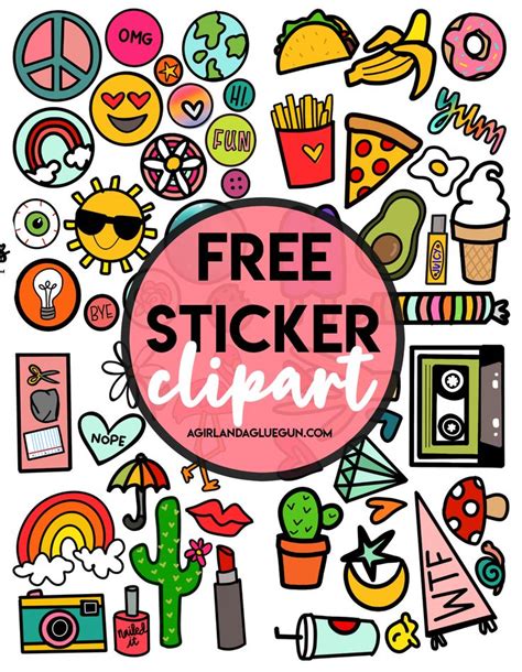 Free Sticker printables | Free printable planner stickers, Free ...