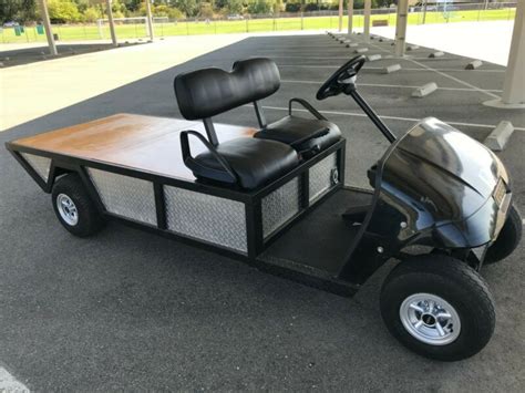 Ez-Go Textron Electric Industrial Utility Cart - 48Volt Burden Carrier Excellent for sale from ...