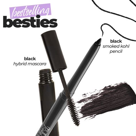 Black Smoked Kohl & Hybrid Mascara Combo | Ruby's Organics | Official Store