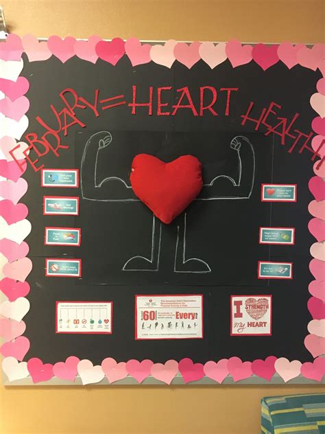 Heart Health Month for February! - #February #Health #Heart #Month | Valentine bulletin boards ...