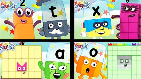 Learn to count & read | 4 hours of Alphablocks & Numberblocks Crossover - All Levels - YouTube