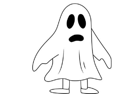 20 Cute Ghost Drawing Ideas - How To Draw A Ghost - Blitsy