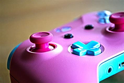 pink game controller, xbox, controller, control, gamepad, console, video game, play, game ...