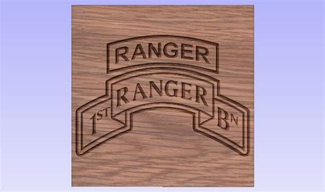 US Army 1st Ranger Battalion Patch With Ranger Tab Vector - Etsy