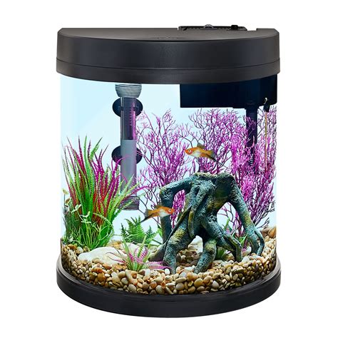 Top Fin 10 Gallon Hooded Aquarium - Aquarium Views