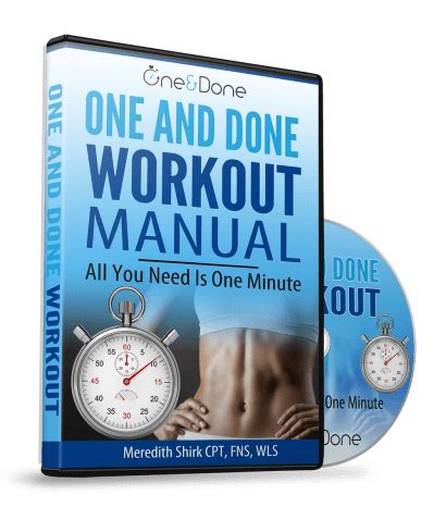 One and Done Workout Review - Does Meredith Shirk 7-Minute Workout Plan Work? - Dailyfitspiration