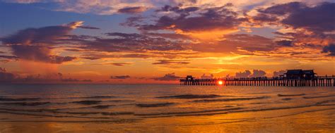 Naples Florida Beach Sunset Panoramic Fine Art Photo Print | Photos by ...