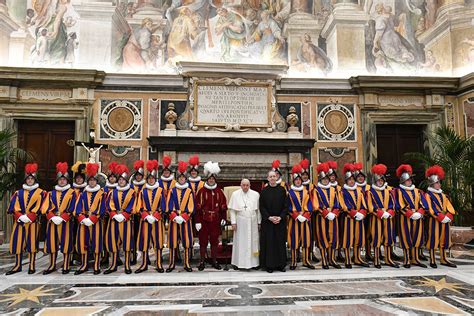 Every Moment is A Chance to Live The Gospel, Pope Tells New Swiss ...