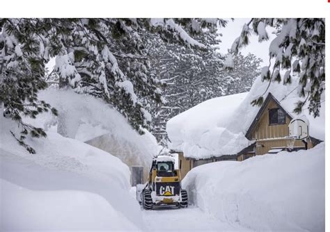 Snowmageddon! Mammoth Mountain ski resort in California closed due to too much snow - 13 FEET in ...