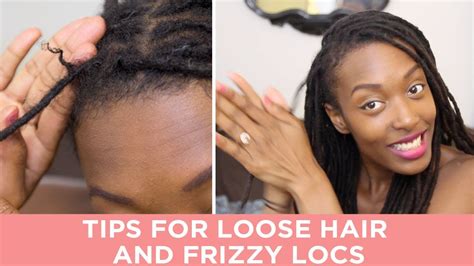 Loc Maintenance How-to: Loose Hair & Frizzy Locs - YouTube