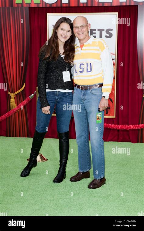 James Carville, Daughter at arrivals for THE MUPPETS Premiere, El Capitan Theatre, Los Angeles ...