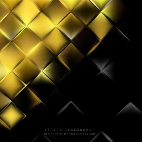 Black Gold Square Background Free Vector by 123freevectors on DeviantArt