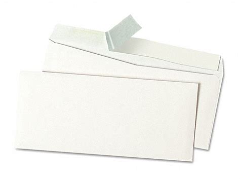 UNIVERSAL ONE Business Envelopes, Color White, Envelope Closure Self Adhesive, Envelope Size #10 ...