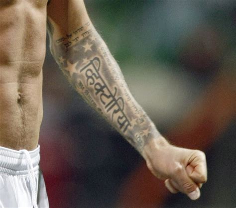 David Beckham Tattoos and The Meaning | A Star News & Gallery