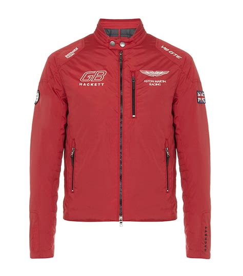 Hackett Aston Martin Racing Jacket in Red for Men - Lyst