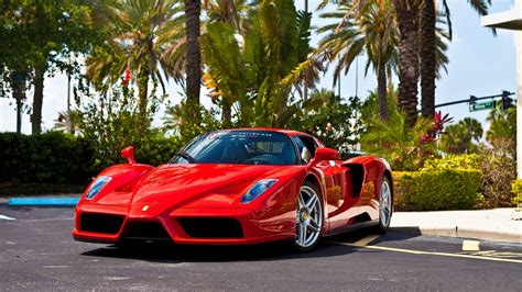 Download wallpaper 1920x1080 ferrari, enzo, red full hd, hdtv, fhd, 1080p hd background