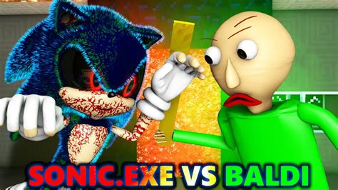 SONIC.EXE vs NEW BALDI'S BASICS CHALLENGE! (official) Baldi Minecraft Horror Animation Movie ...