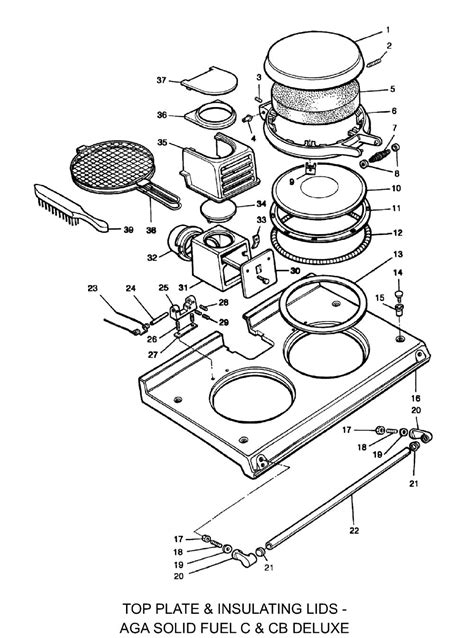 AGA S.Fuel Cooker - C CB Deluxe - PHC Parts