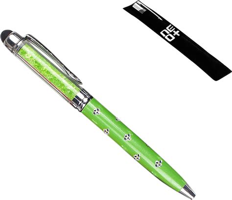 QUALITY 2-in-1 Capacitive Touchscreen Stylus and Ballpoint Pen with Crystals. FREE REFILL- UK ...