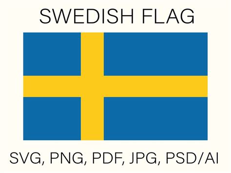 Swedish Flag SVG, Sweden Flag Digital Download, Swedish Flag PNG ...