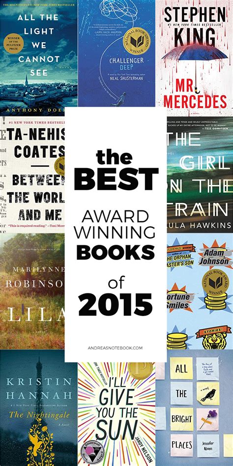 10 Award Winning Books from 2015