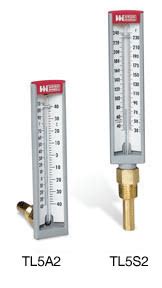 Six Inch and Thrift Line Industrial Thermometers